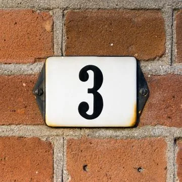 Number 3 Stock Photos