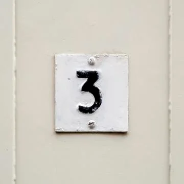 Number 3 Stock Photos