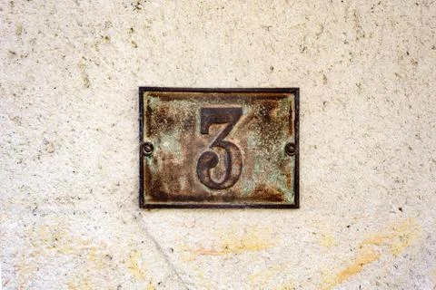 Number 3 Stock Photos