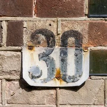 Number 30 Stock Photos