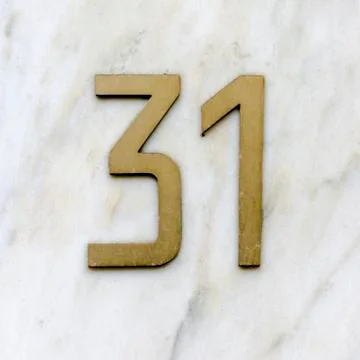 Number 31 Stock Photos