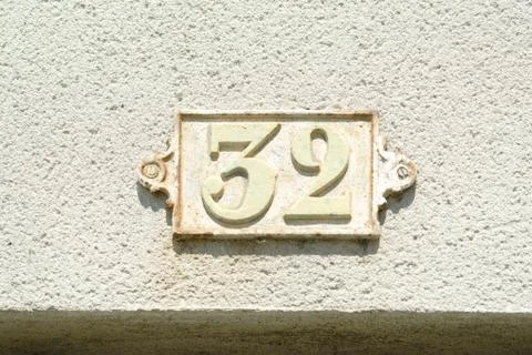 Number 32 Stock Photos