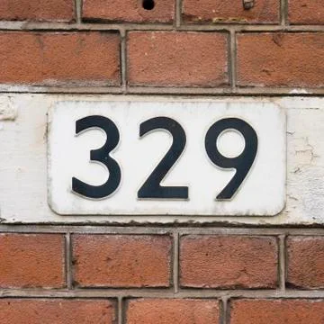 Number 329 Stock Photos