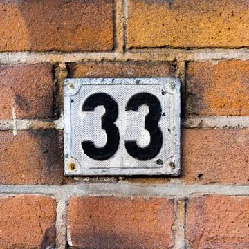 Number 33 Stock Photos