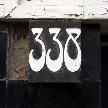 Number 338 Stock Photos