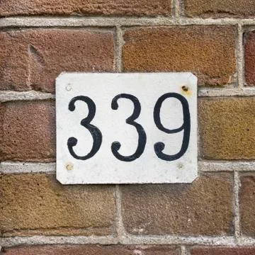 Number 339 Stock Photos