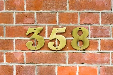 Number 358 Stock Photos