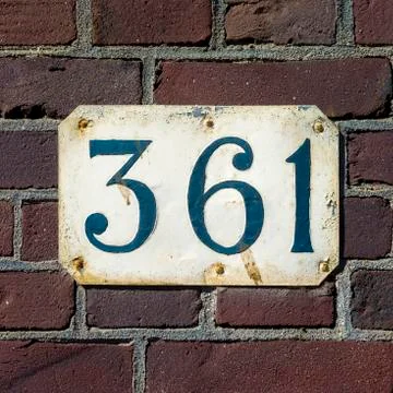 Number 361 Stock Photos