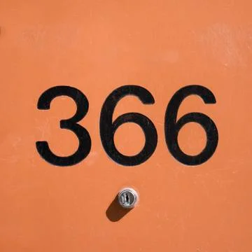 Number 366 Stock Photos