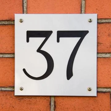 Number 37 Stock Photos