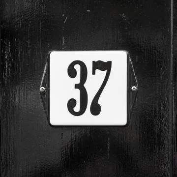 Number 37 Stock Photos