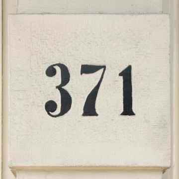 Number 371 Stock Photos