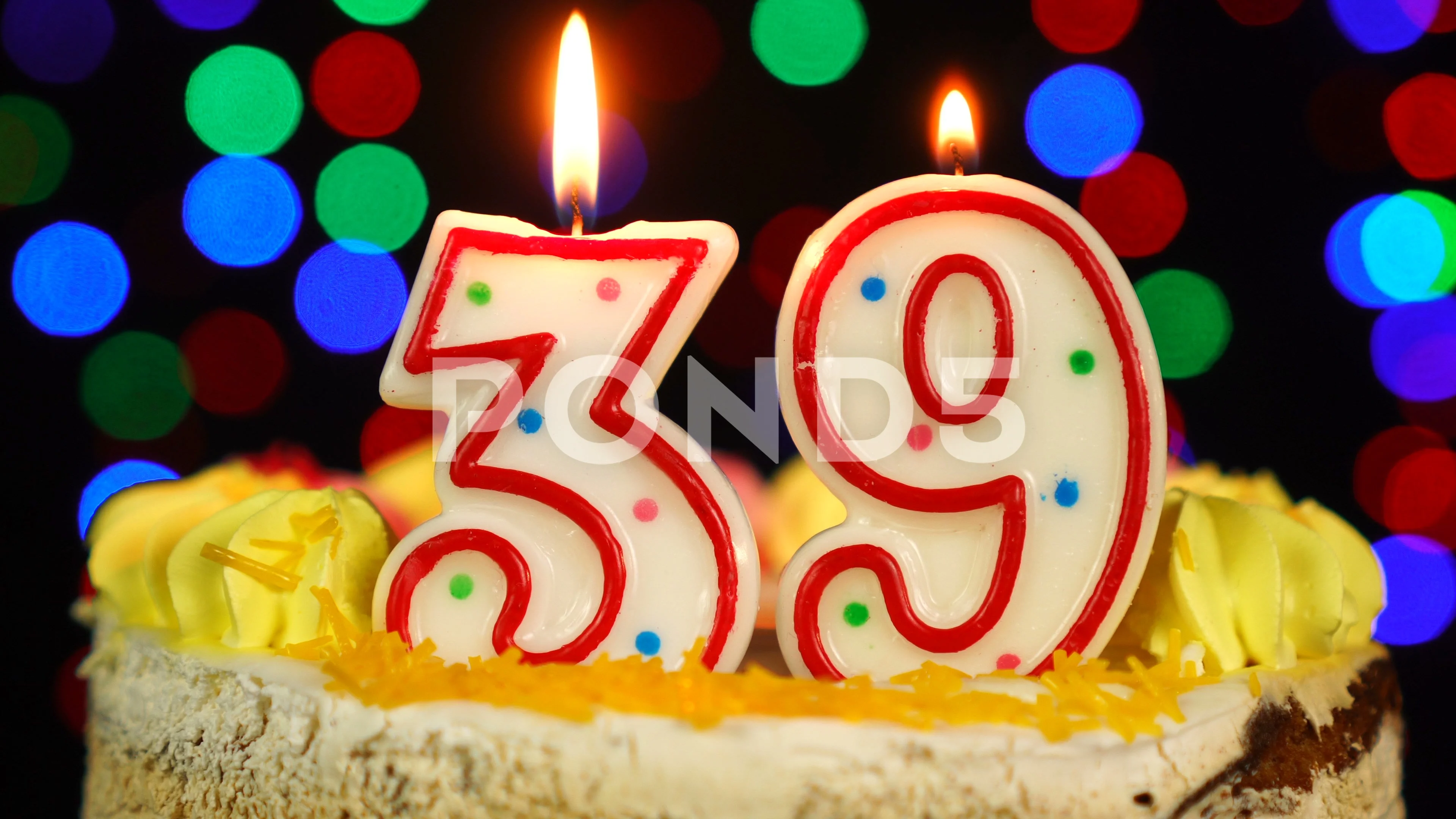 Buy 39 39th Birthday Cake Topper Svg 39 39th Happy Birthday Cake Online in  India - Etsy