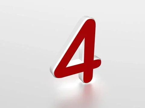 Number 4 The number 4 - computer generated image Copyright: xZoonar.com/Mi... Stock Photos