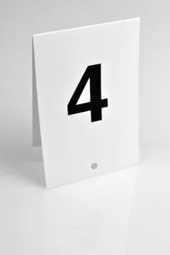 Number 4 Stock Photos