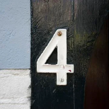 Number 4 Stock-Fotos