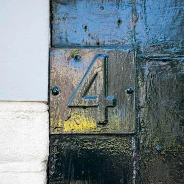 Number 4 Stock Photos