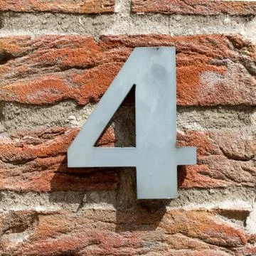 Number 4 Stock Photos