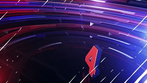 NUMBER 4, Top Ten Numbers Animation , Rendering, Background  69b31 Vidéo 134842849
