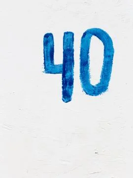 Number 40 Stock Photos