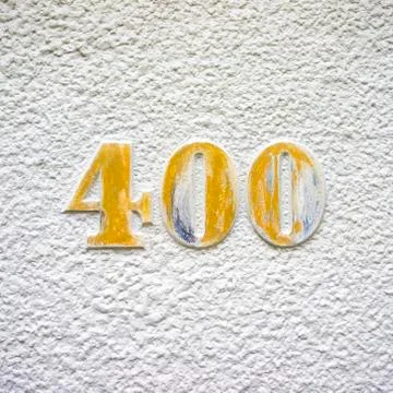Number 400 Stock Photos