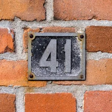 Number 41 Stock Photos