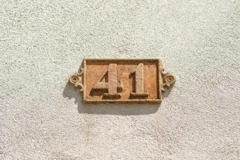 Number 41 Stock Photos