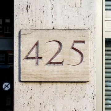 Number 425 Stock Photos