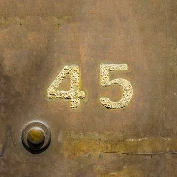 Number 45 Stock Photos