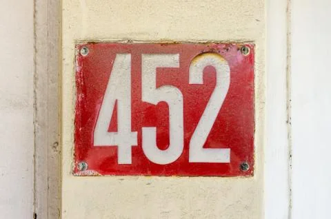 Number 452 Stock Photos
