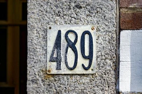 Number 489 Stock Photos