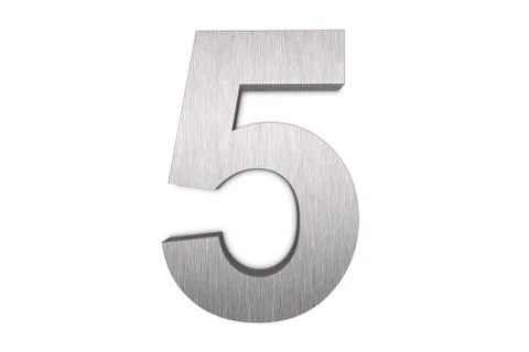 Number 5 Stock Illustration