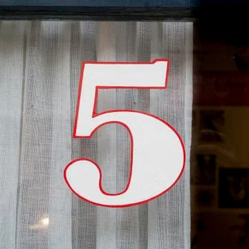 Number 5 Stock Photos