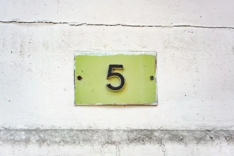 Number 5 Stock Photos