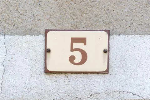 Number 5 Stock Photos