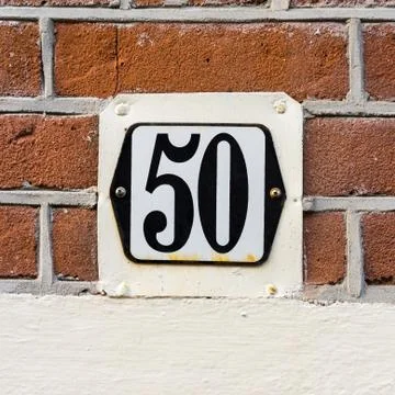 Number 50 Stock Photos