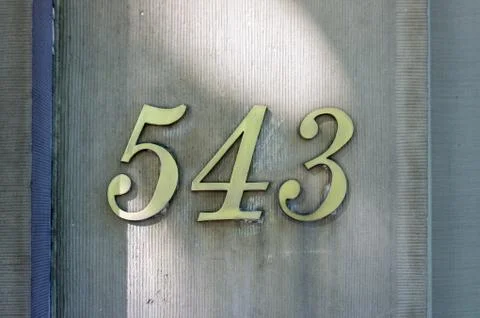 Number 543 Stock Photos
