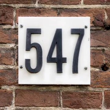 Number 547 Stock Photos
