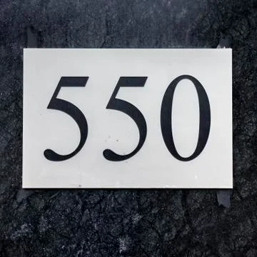 Number 550 Stock Photos