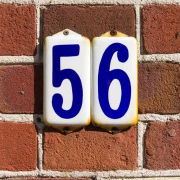 Number 56 Stock Photos