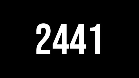 Number 6 Video stock 336303223