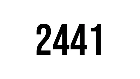 Number 6 Stock Footage 336353688