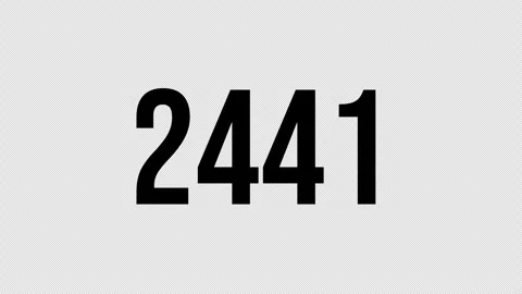 Number 6 Stock Footage 341592672