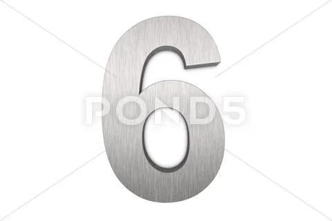 Number 6 Stock Illustration