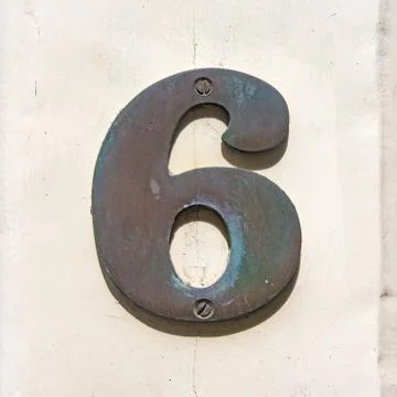 Number 6 Stock Photos