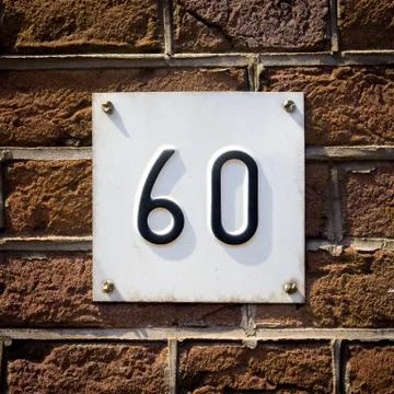 Number 60 Stock Photos