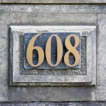 Number 608 Stock Photos