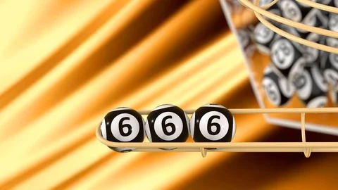 The number 666 Stock Footage 95757098