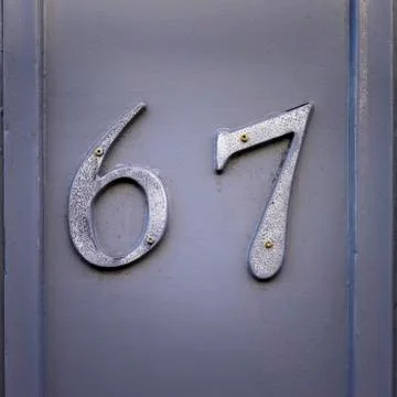 Number 67 Stock Photos