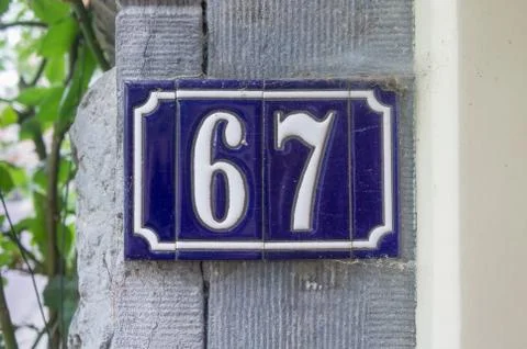 Number 67 Stock Photos